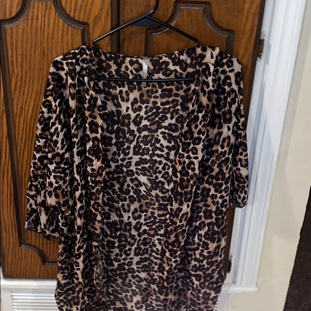 Cheetah Print Cardigan